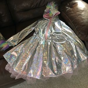 7/8 girls unicorn dress